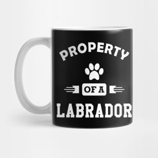 Labrador Dog - Property of a labrador Mug